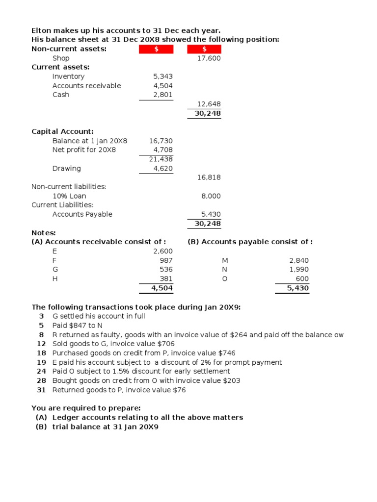 Accounting Exercises PDF Debits And Credits Depreciation