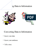 Converting Data To Information