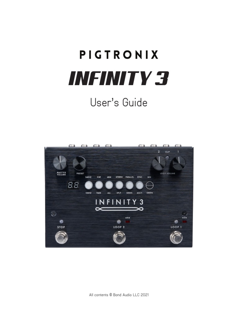 Infinity 3: User's Guide | PDF | Switch | Usb