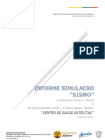 Formato Informe de Simulacro 2021