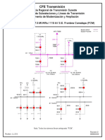 Diagrama Unifilar S.E. FCM Proyecto 7.5 MVAR - 115 KV Revisión 0 08.08.2020