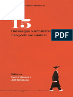 15 Coisas Que o Seminario Nao P - Robinson, Jeff