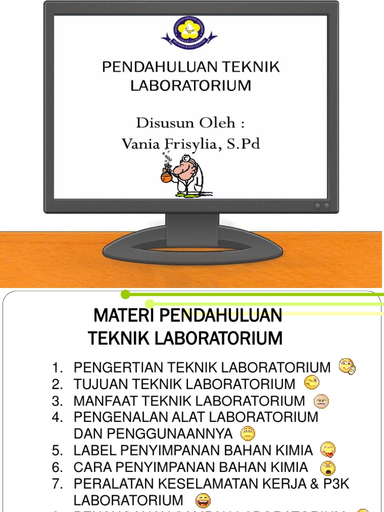 Pendahuluan Teknik Laboratorium Vania F.,S.PD | PDF
