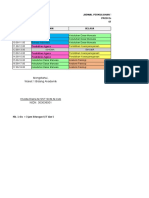 JADWAL KULIAH GANJIL 2021-2022