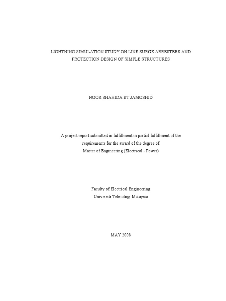 Lightning Protection in Transmission Lines | PDF | Insulator ...