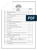Class Xii BIOLOGY (044) Marking Scheme TERM 1 (2021-22) Q.NO. Answer Marks Section-A