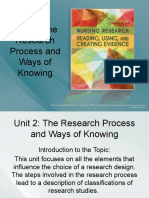 Unit 2: The Research Process and Ways of Knowing