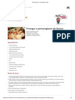 Frango A Parmegiana de Forno