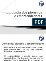 Pioneiros e Empreendedores