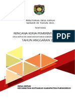 Perpres 122 Tahun 2020 Pemutakhiran RKP 2021