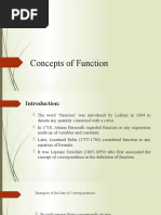 Week 1.1 - Concept of Functions