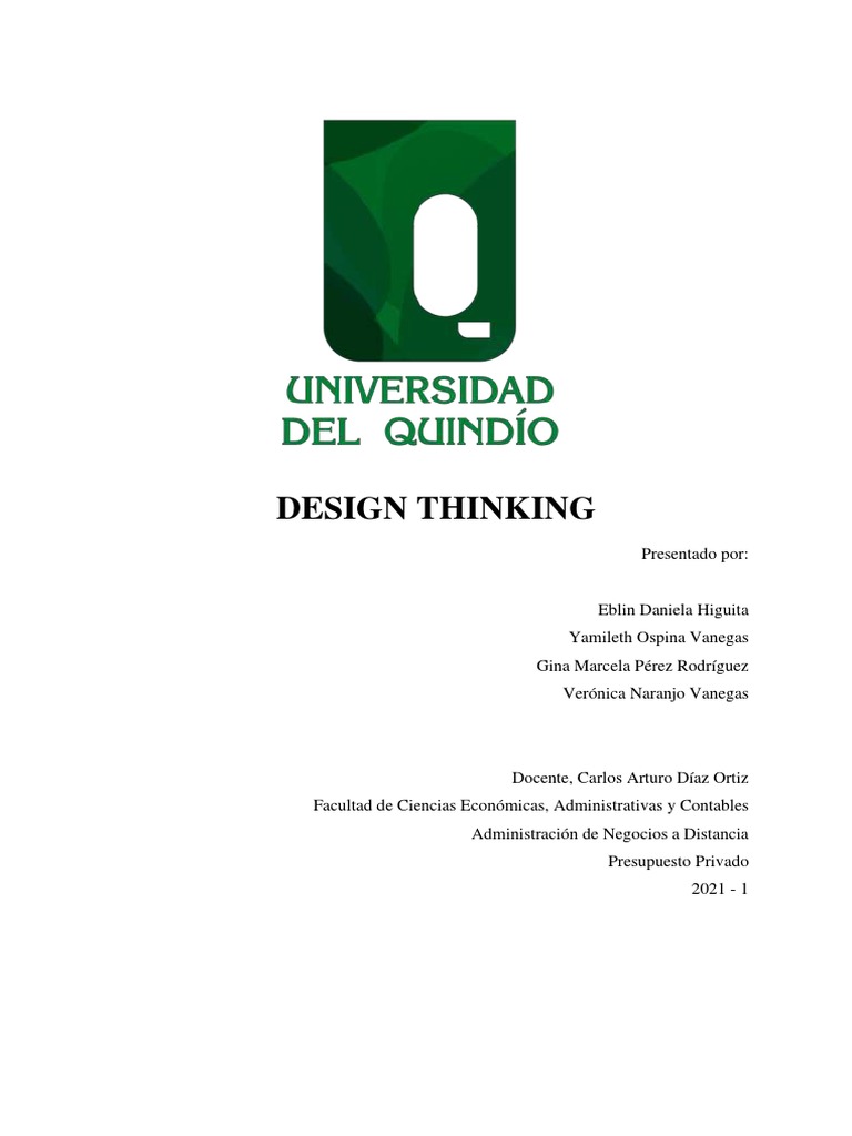 Taller de Creatividad en Design Thinking | PDF | Cognición