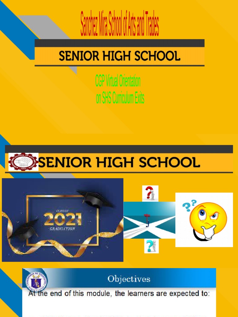 Shs Curriculum Exits PDF