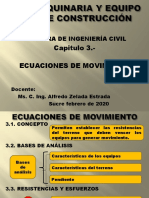 Ecuaciones de Movimiento