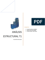 Evaluación - T1 - ANALISIS ESTRUCTURAL