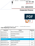 v1 2015cfa强化一级班 企业理财 权益衍生 其他1