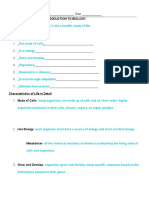 Guided Notes Unit 1 - Introduction To Biology