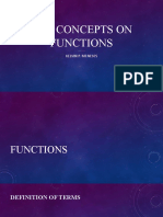 Key Concepts On FUNCTIONS
