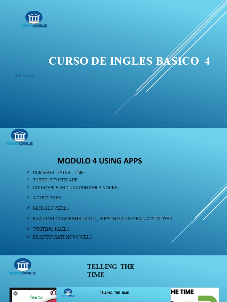 Modulo 4 Ingles Basico Pdf