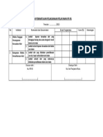 Form Pemantauan Pelaksanaan Pelayanan Ips RS