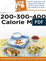 The Complete Idiots Guide To 200 300 400 Calorie Meals Terrific Meal Plans and Recipes That Help You Stick To Your Calorie