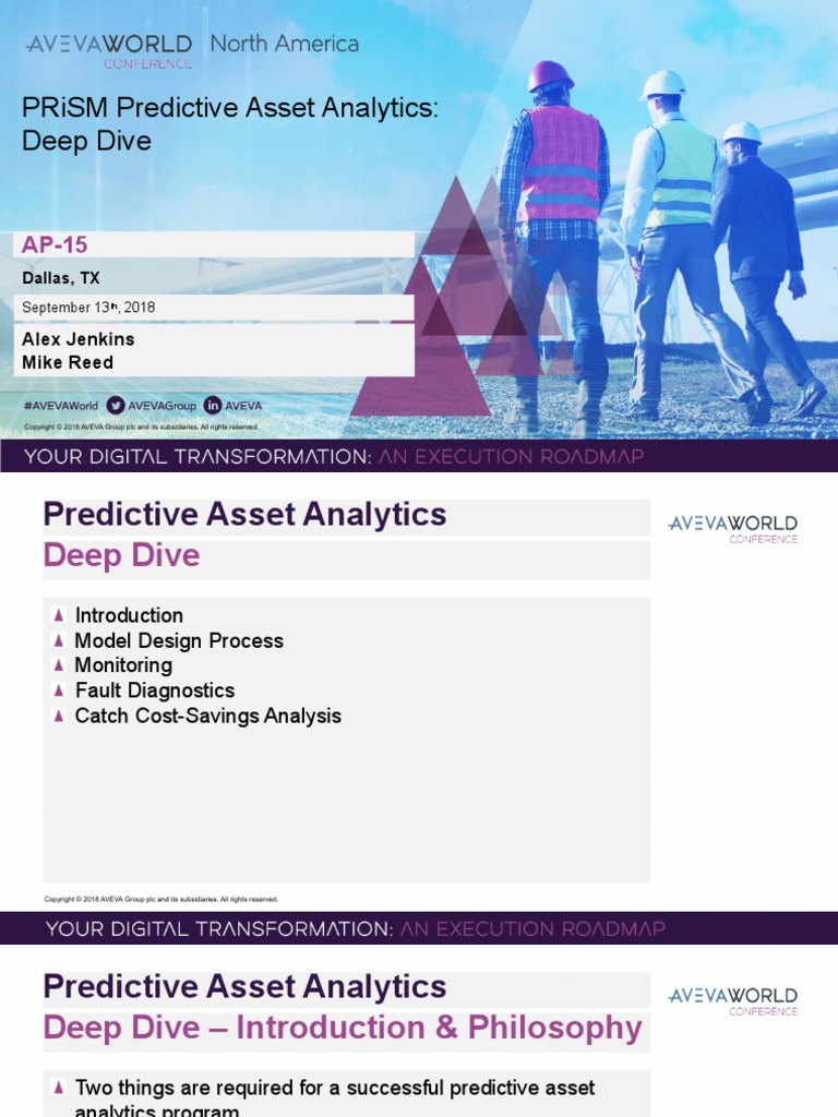 Prism Predictive Asset Analytics: Deep Dive: Alex Jenkins Mike Reed ...