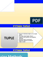 PYTHON TUPLE