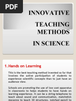 Effective Science Teaching Strategies | PDF | Teachers | Learning