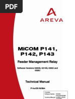 Download P14x_EN_M_B64 AREVA MICOM P143 Manual by ramybourini SN52737536 doc pdf