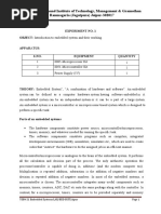 Embedded Systems Lab Manual Exp. 1-4