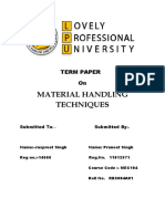 Material Handling Techniqe