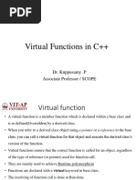 Virtual Functions in C++