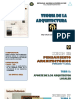 III Unidad Tema 2 Aportes de Los Arquitectos Locales