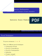 Discrete Mathematics: Lecture 13: Proof Technique (Counter Examples)