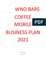 Brewno Bars Coffee Mobile Business Plan 2021: Kriza Liz S. Ysip Bsba-4Fm