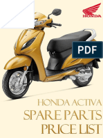 instaPDF - in Honda Activa 3g Spare Parts Price List 969