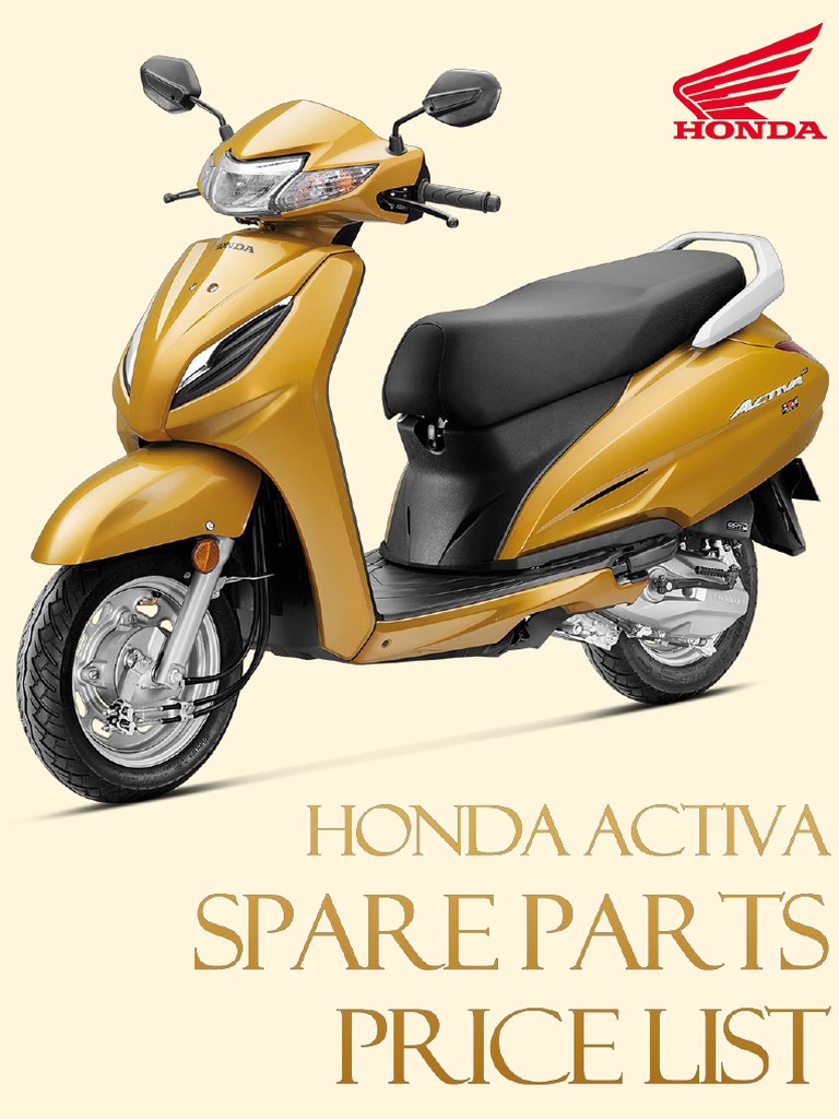 instaPDF in Honda Activa 3g Spare Parts Price List 969 PDF Clutch