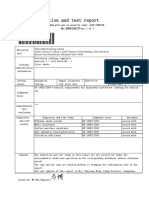 Inspection and Test Report: Page 1 of 3