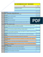 7swe (R0) Weld Conformance Audit - Readiness: Score 1.0 Step 1-Weld Engineer 1.1 No