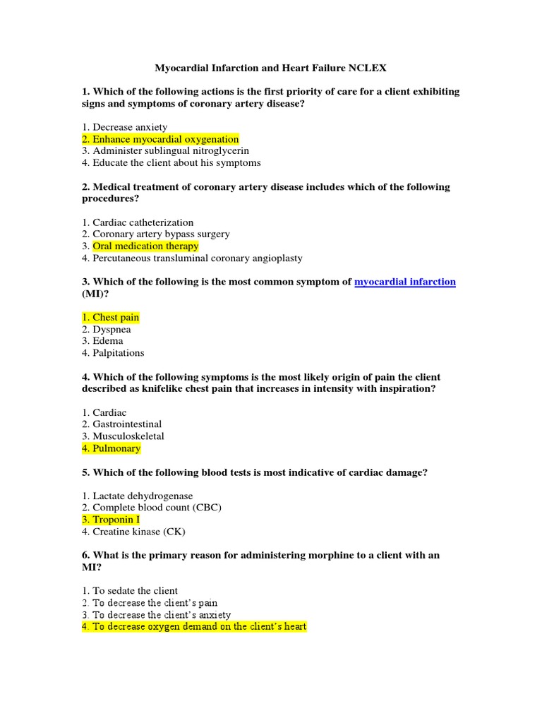 Myocardial Infarction Care Guidelines | PDF | Heart | Myocardial Infarction