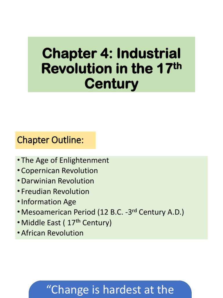 Industrial Revolution in the 17th Century | PDF | Id | Heliocentrism