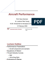 Aircraft Performance Parameters and Equations of Motion