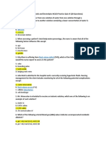 Fluid and Electrolyte Balance MCQs | PDF | Angiotensin | Kidney