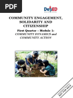 Community Engagement, Solidarity and Citizenship