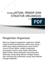 Pengertian, Prinsip Dan Struktur Organisasi