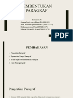 Pembentukan Paragraf - Kelompok 5