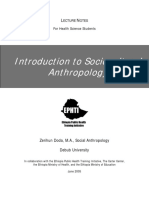 Zerihun Doda Social Anthropology