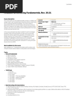 Arubaos-Cx Switching Fundamentals, Rev. 20.21: Course Description