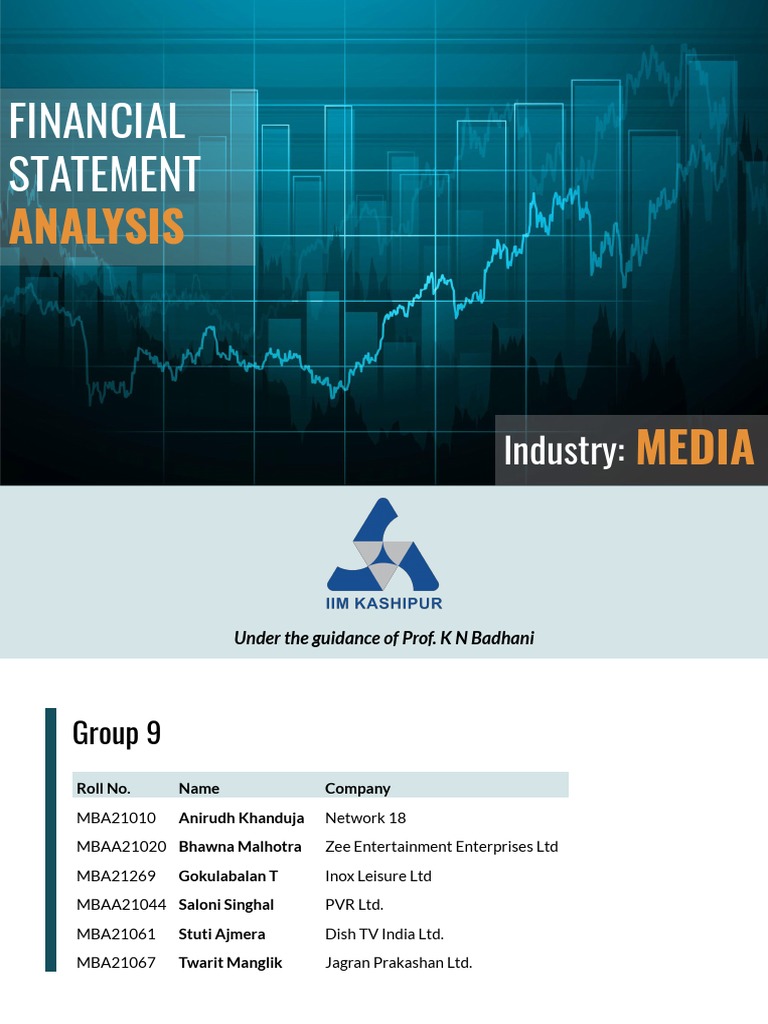 Media Industry Report PDF Return On Equity Revenue