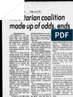 "Libertarian Coalition Made Up of Odds, Ends," by Times-Post Service (Salinas Californian, July 15, 1977), P. 34